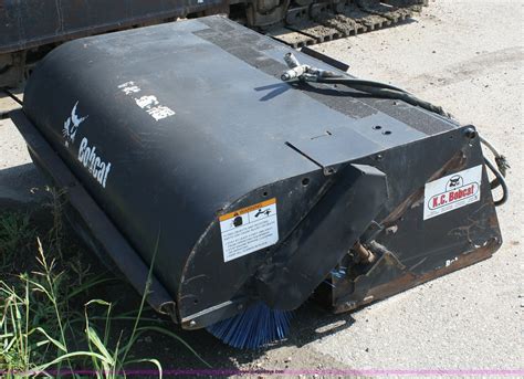 skid steer sweeper attachment|street sweeper attachment for bobcat.